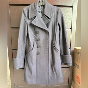 French Connection virgin wool and cashmere peacoat